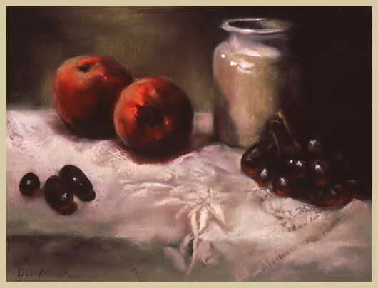 Peaches Still Life