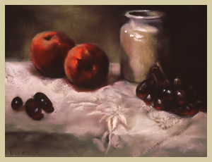 Peaches Still Life