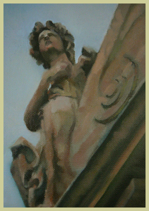 Rome Rooftop Angel